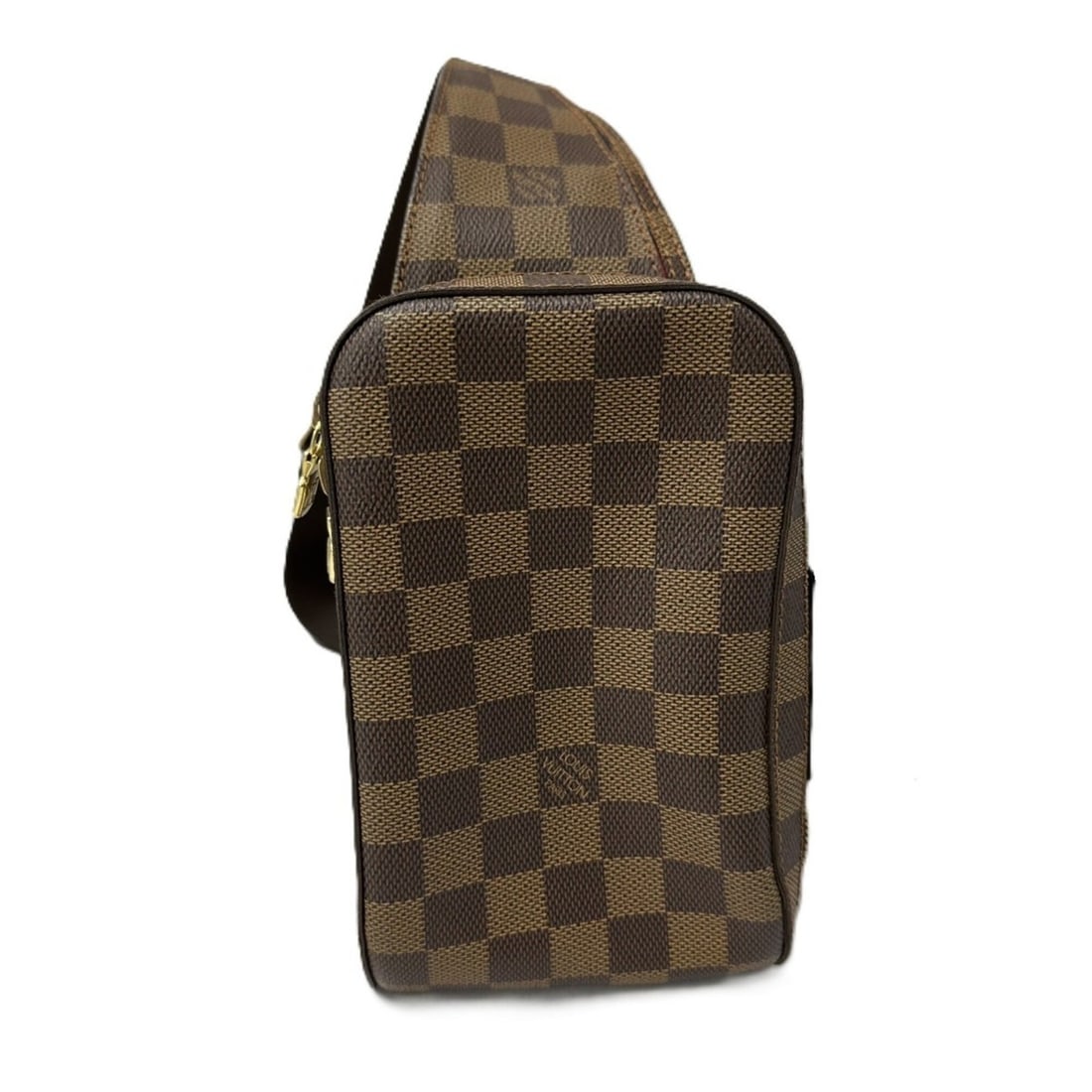 LOUIS VUITTON Damier Geronimos N51194 Body Bag Shoulder Waist Ebene Brown Men's Women's