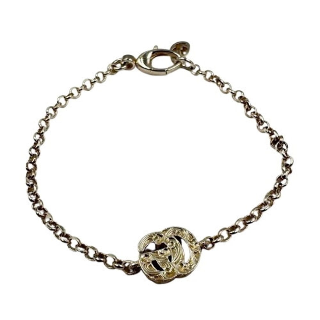 GUCCI bracelet, silver, interlocking - 4