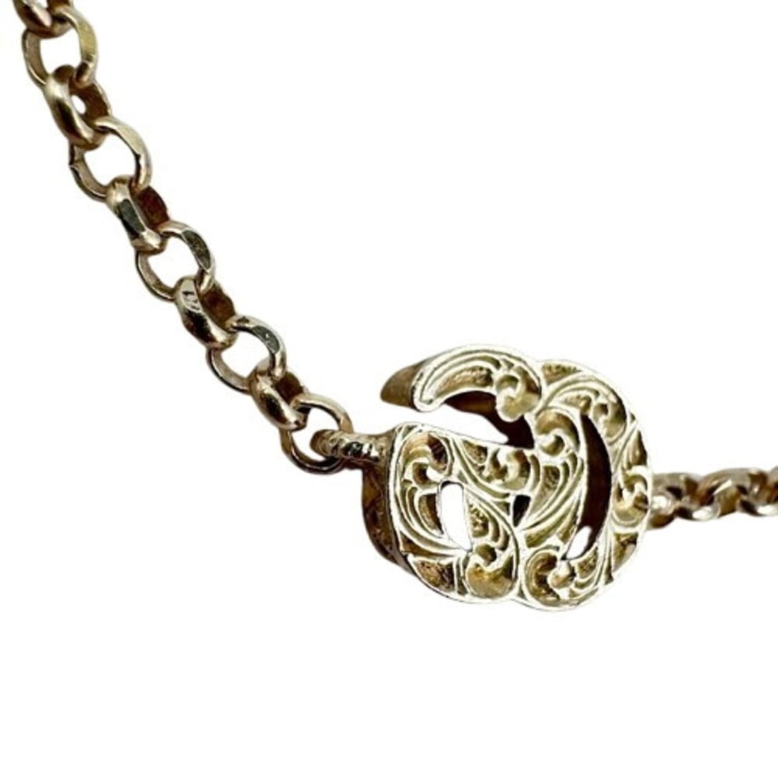 GUCCI bracelet, silver, interlocking - 6