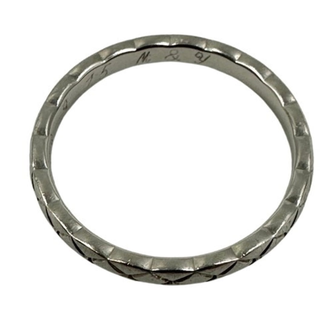 CHANEL Coco Crush Pt950 Ring, 5.04g, Initial - 5