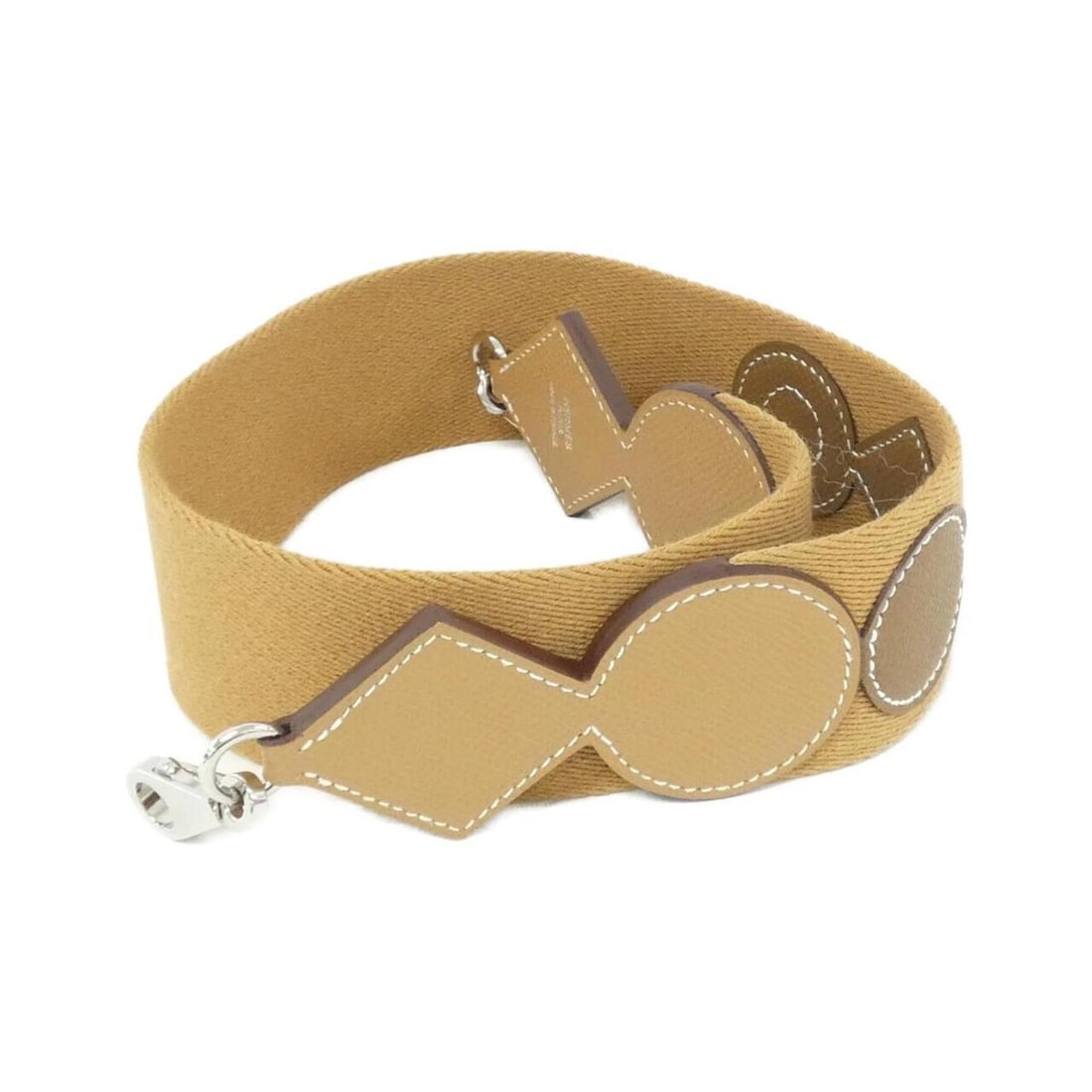 Hermes Atelage 082254CK Strap: --- Catalog ---Category: SizeSize (HxWxD): 77cm x 5cm / 30.31'' x 1.96''Category: DesignType: StrapColor: BeigeGender: Men,WomenMaterial: Canvas, Epsom leatherCategory: GeneralMPN: 082254CKBrand: Herm
