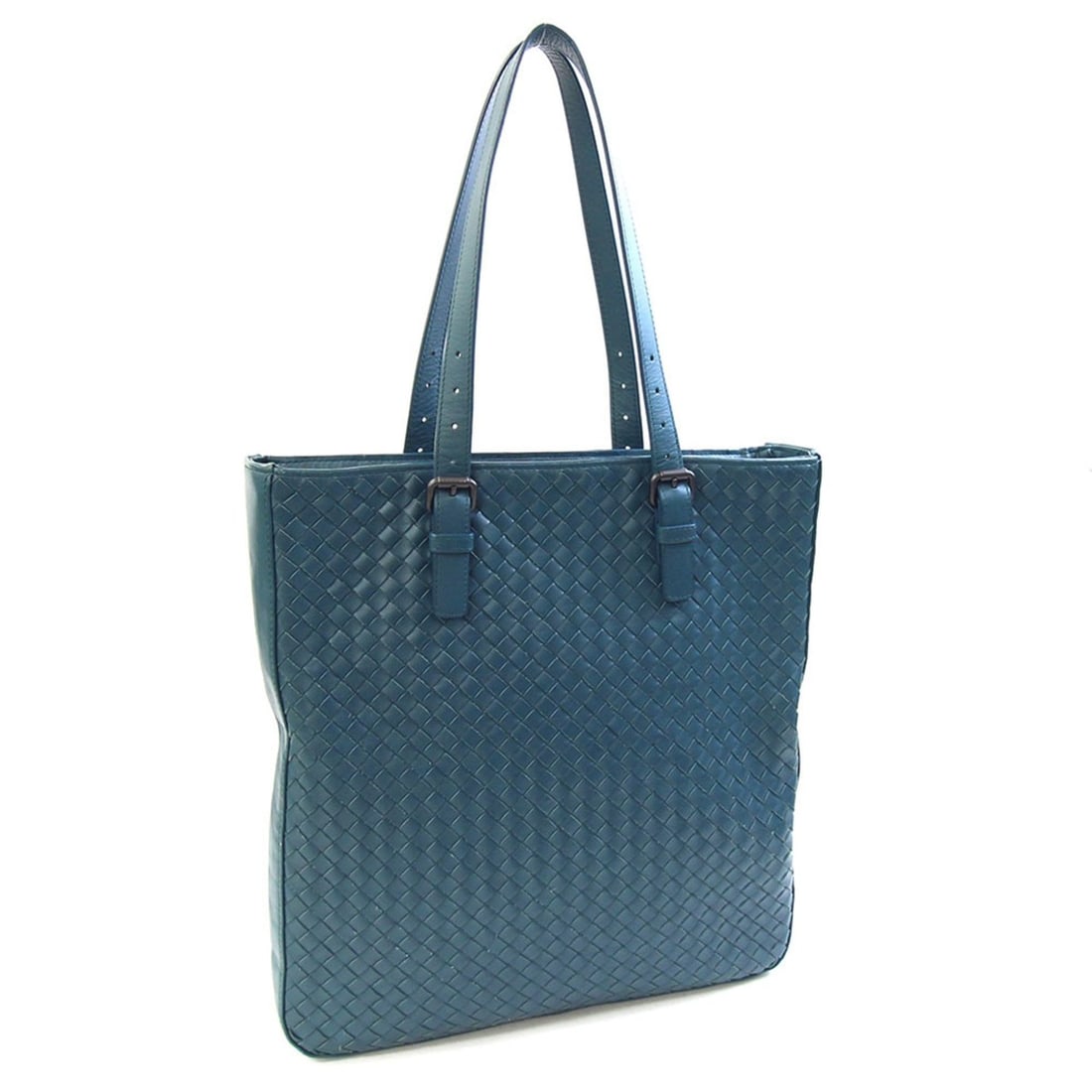 Bottega Veneta Intrecciato Tote Bag 269779 Navy Leather Men's BOTTEGA VENETA