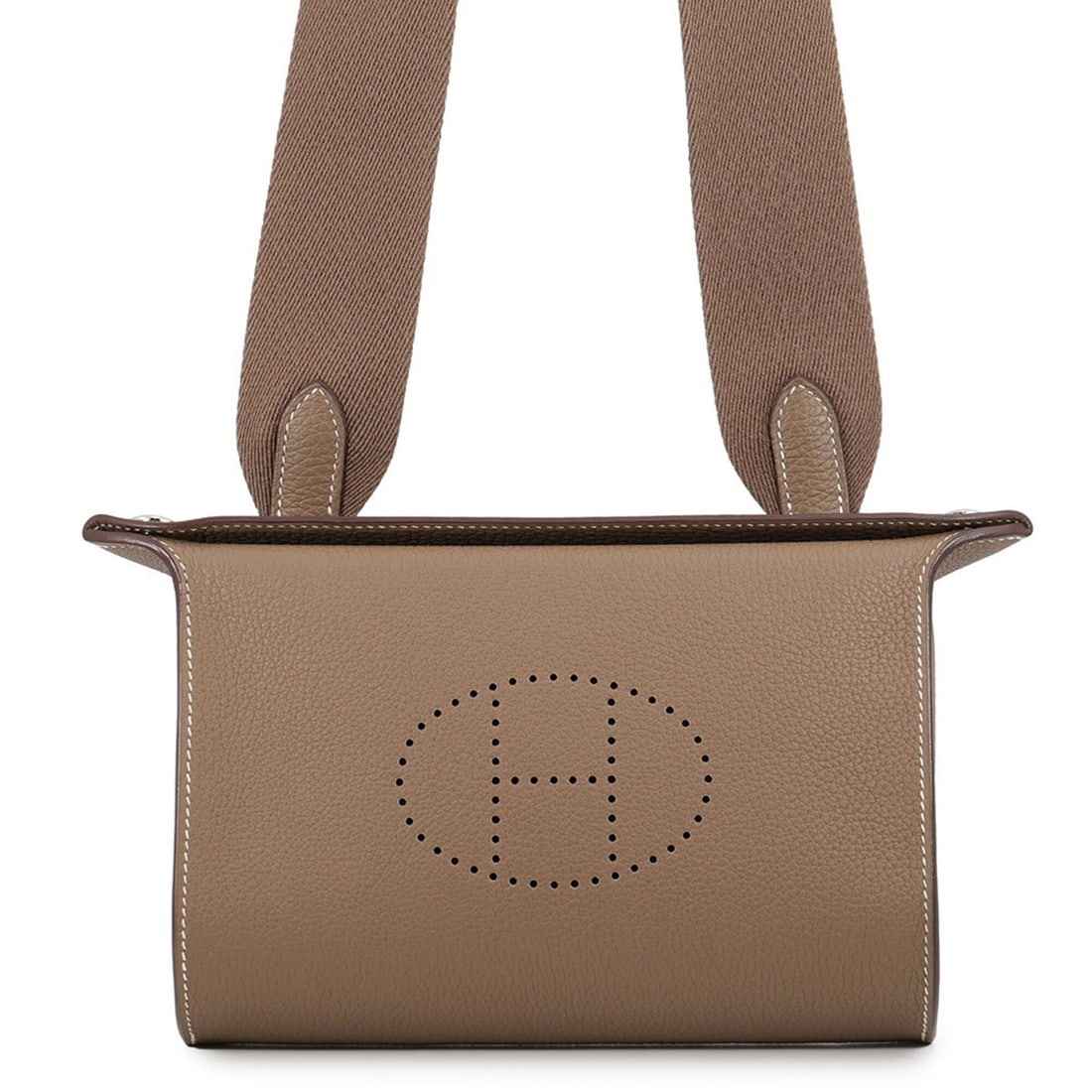Hermes Shoulder Bag Videpoche Etoupe Togo B Stamp HERMES Handbag