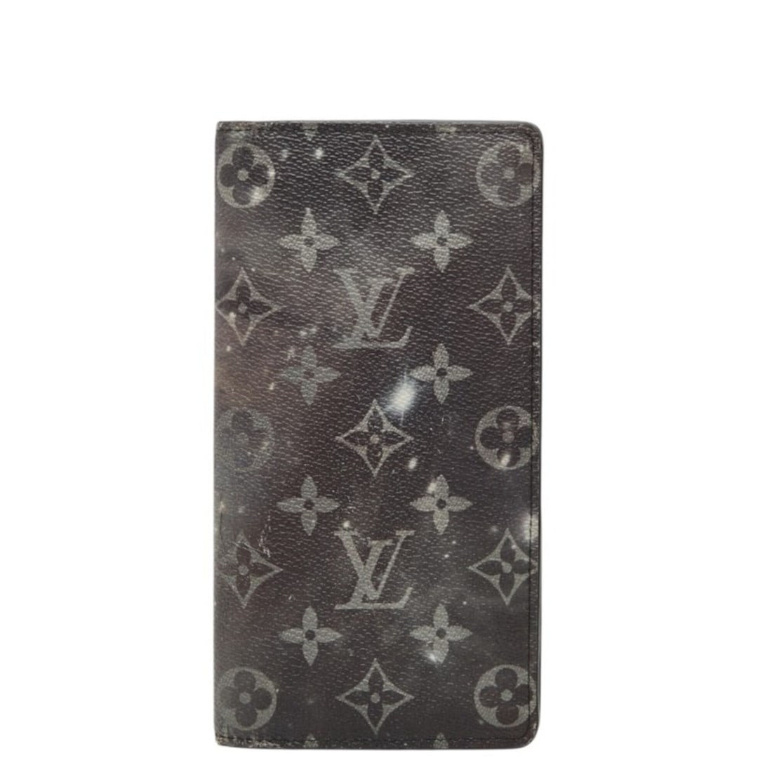 Louis Vuitton Monogram Galaxy Portefeuille Brazza Long Wallet M63871 Black Gray Purple Leather: --- Catalog ---Category: SizeSize (HxWxD): 19cm x 10cm x 1.5cm / 7.48'' x 3.93'' x 0.59''Category: DesignType: Coin purse/coin caseColor: Black, Gray purple, MonogramGender: WomenMaterial: PVC , Leath