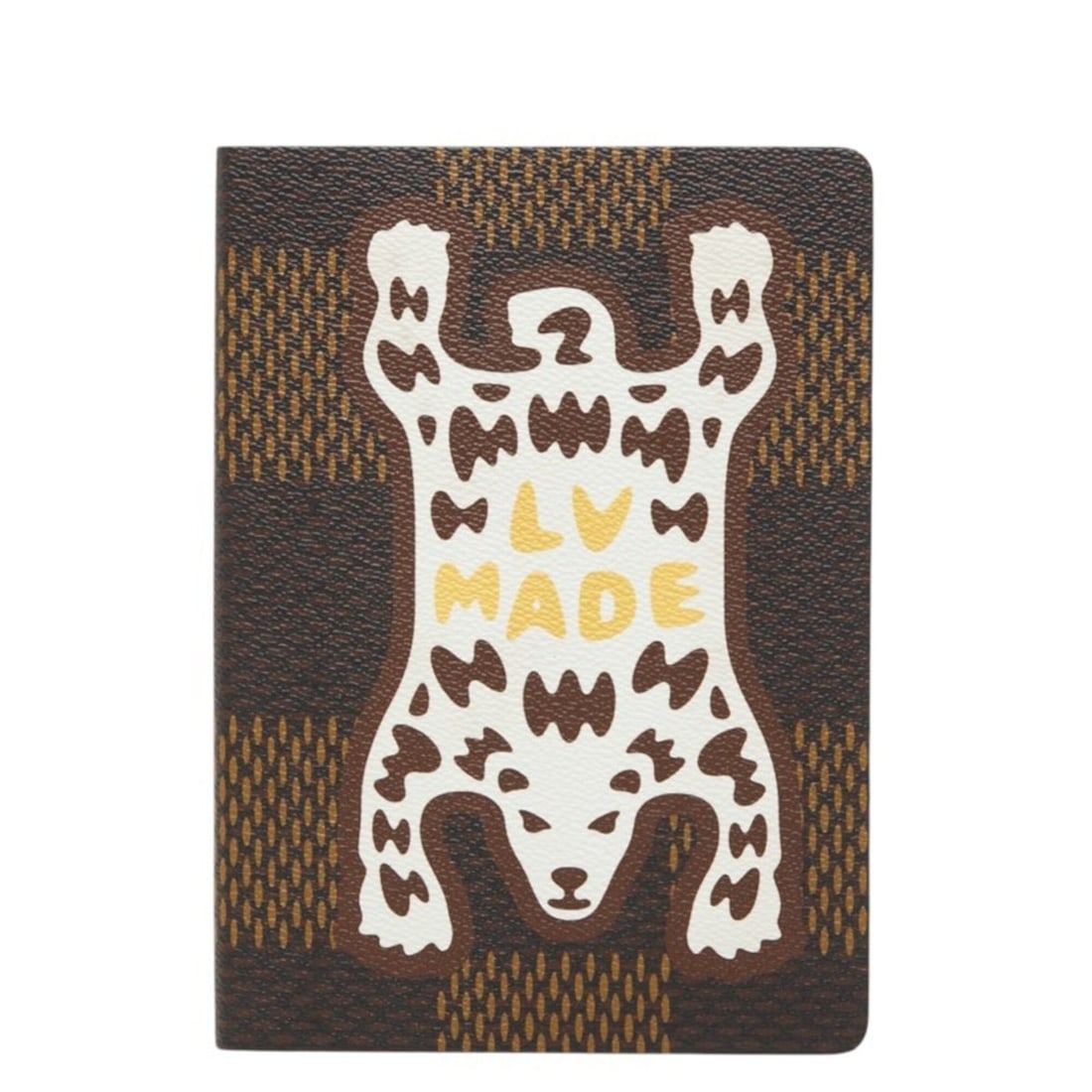 Louis Vuitton Damier Virgil Abloh x NIGO Cahier Clemence Bear Print Notebook GI0504 Brown Paper: --- Catalog ---Category: SizeSize (HxWxD): 19.5cm x 14cm / 7.67'' x 5.51''Category: DesignColor: Brown, Damier CanvasGender: WomenMaterial: PVC Category: GeneralMPN: GI0504Brand: Louis Vuitton--- Item