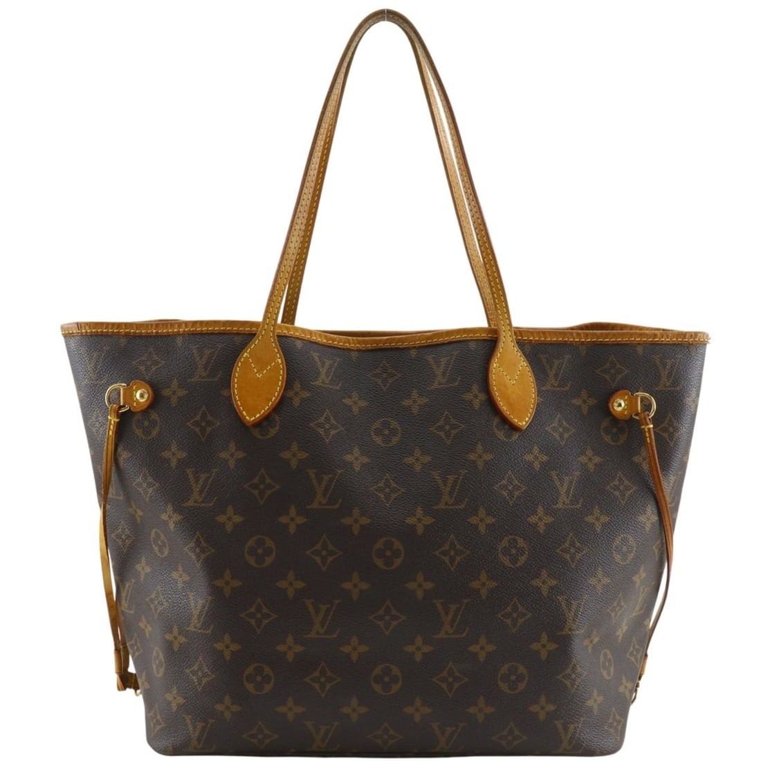 Louis Vuitton LOUIS VUITTON Tote Bag M40156 Monogram Canvas 2007 Brown VI2007 A4 Neverfull MM