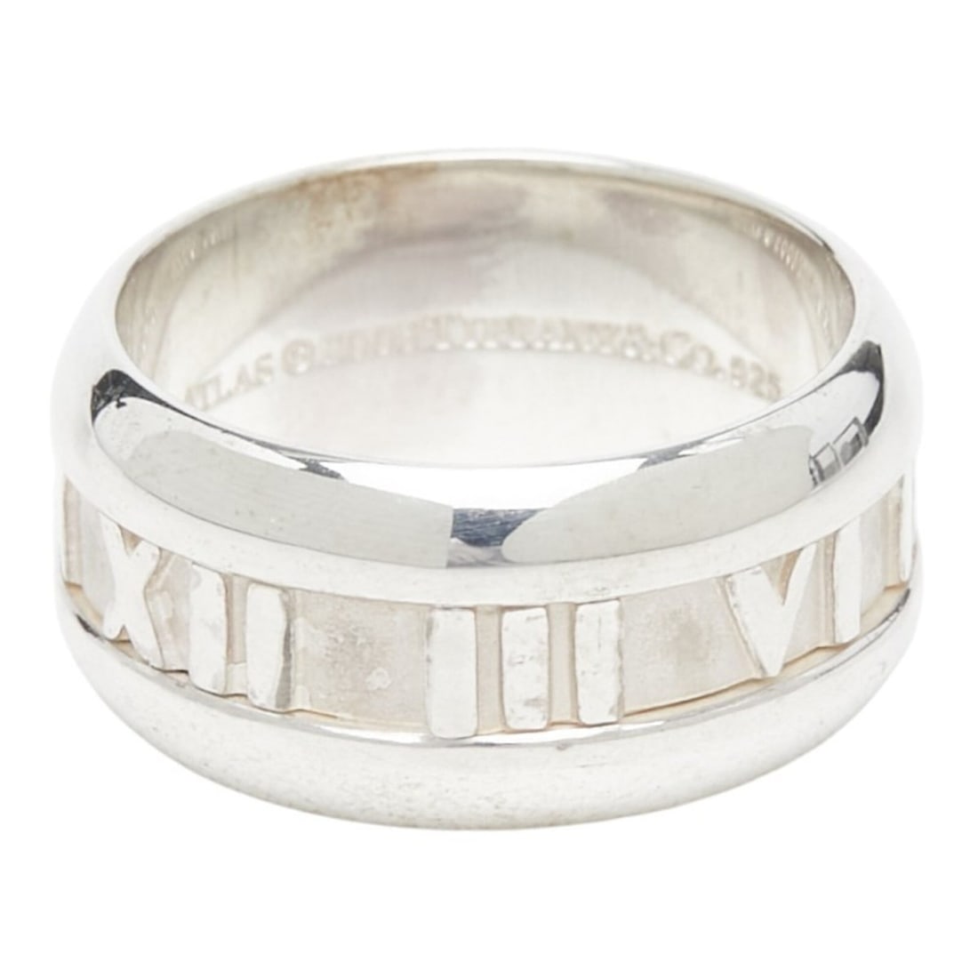 Tiffany & Co. Atlas Ring, Sterling Silver (SV925), Women's Ring.