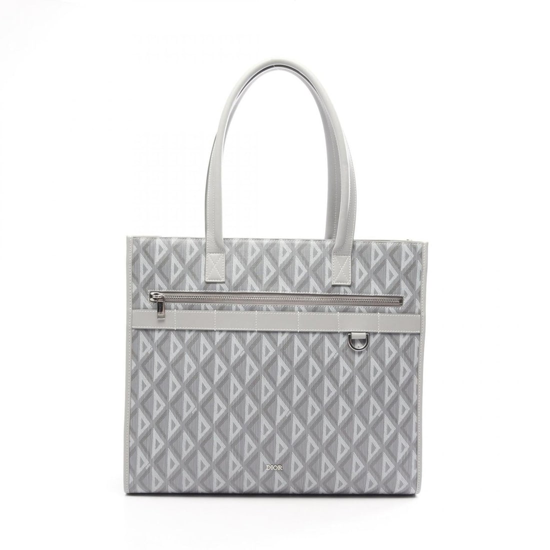 Christian Dior Dior Safari CD Diamond Tote Bag Handbag Leather Men's Gray: --- Catalog ---Category: SizeSize (HxWxD): 34cm x 41cm x 12cm / 13.38'' x 16.14'' x 4.72''Category: DesignType: Handbag, Tote bagColor: GrayGender: Men,WomenMaterial: Leather Category: GeneralBrand: C