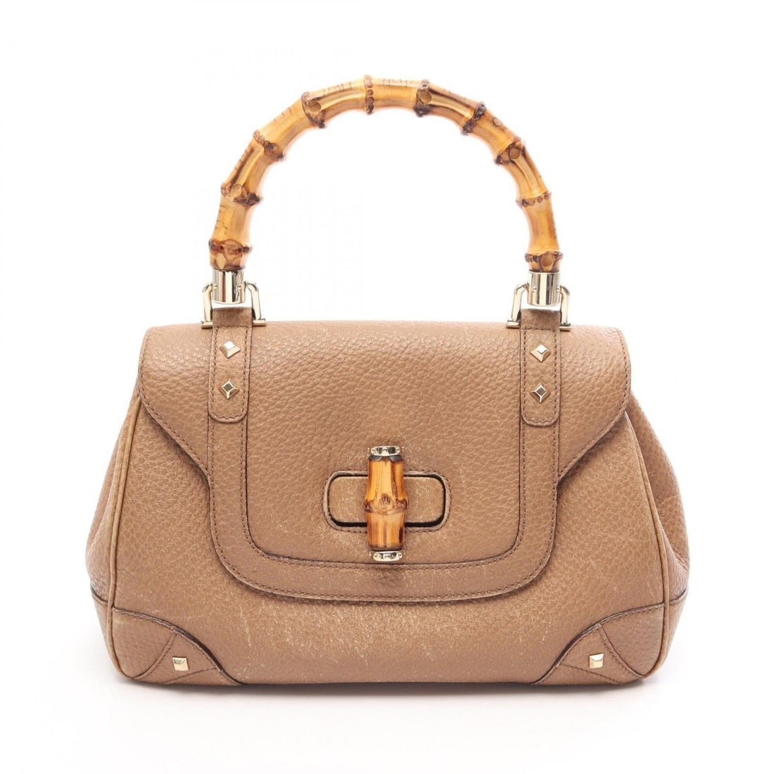 Gucci Bamboo Handbag, Leather, Women's, Brown, 137351: --- Catalog ---Category: SizeSize (HxWxD): 19cm x 30cm x 11cm / 7.48'' x 11.81'' x 4.33''Category: DesignType: HandbagColor: BrownGender: WomenMaterial: Leather Category: GeneralMPN: 137351Brand: Gucc