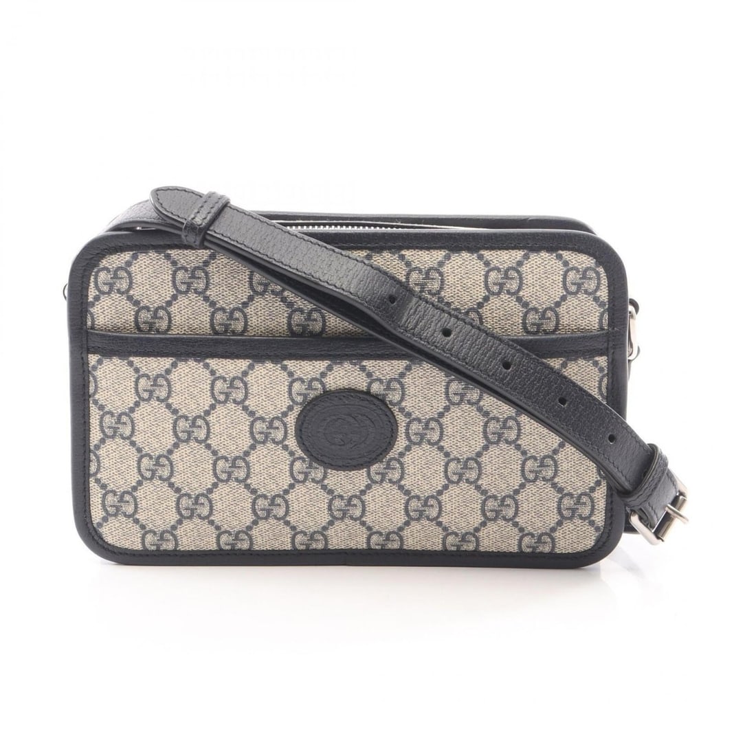 Gucci Interlocking G GG Supreme Mini Bag, Shoulder Bag/Handbag, Coated Canvas and Leather, Women's, (1 of 7)