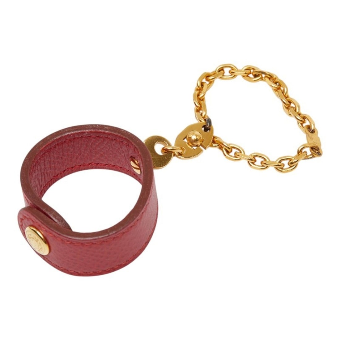 Hermes Nomade Glove Holder Charm, Red Leather, Women's
