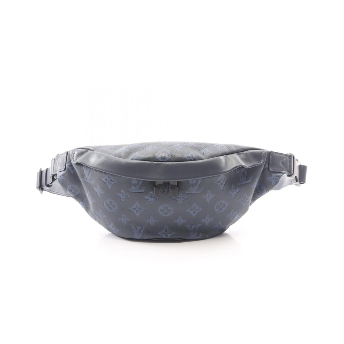 Louis Vuitton Discovery Bumbag PM Monogram Shadow Waist Bag Body Handbag Leather Men's Navy M45729 (1 of 10)
