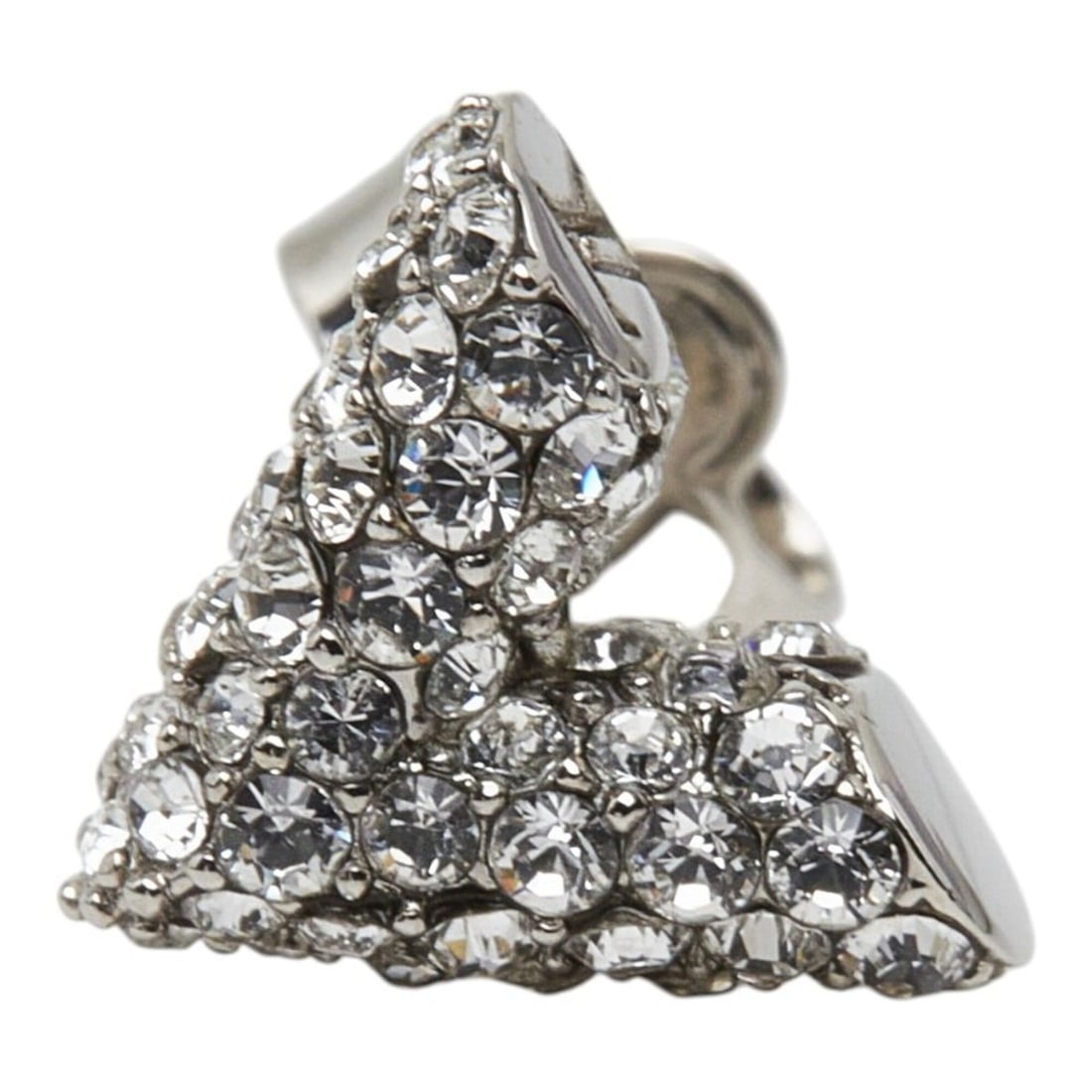 Louis Vuitton Essential V Strass Single Stud Earring M67316 Silver Metal Rhinestone Women's LOUIS: --- Catalog ---Category: SizeSize (HxWxD): 8.20mm x 10.30mm / 0.32'' x 0.41''Category: DesignType: Stud earringsColor: SilverGender: WomenMaterial: Metal, RhinestoneCategory: GeneralBrand: Louis Vuitt