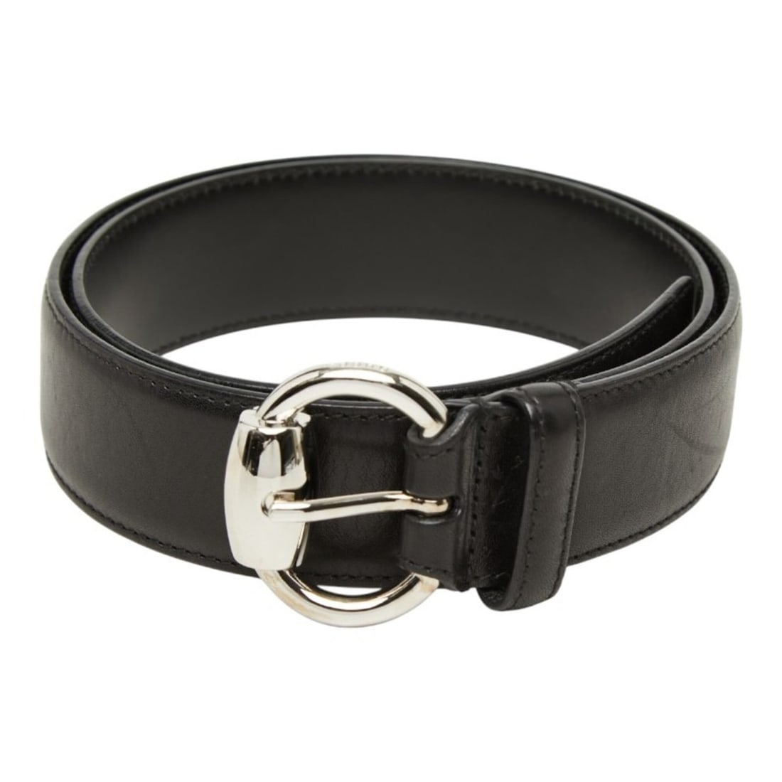 Gucci belt, size 80/32, 162942, black and silver leather, men's.: --- Catalog ---Category: SizeLength: 96cm / 37.79''Category: DesignType: Standard beltColor: BlackGender: MenMaterial (Strap): Leather Category: GeneralMPN: 162942Brand: Gucci--- Item List ---Section: