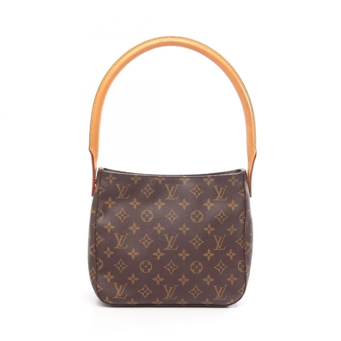 Louis Vuitton Looping MM Monogram Shoulder Bag/Handbag, Coated Canvas and Leather, Women's, Brown,