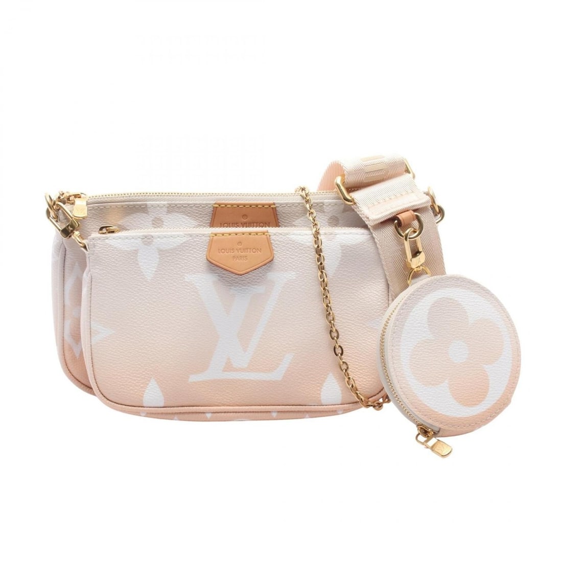 Louis Vuitton Multi Pochette Accessoires Monogram Giant Shoulder Bag/Handbag, Coated Canvas and