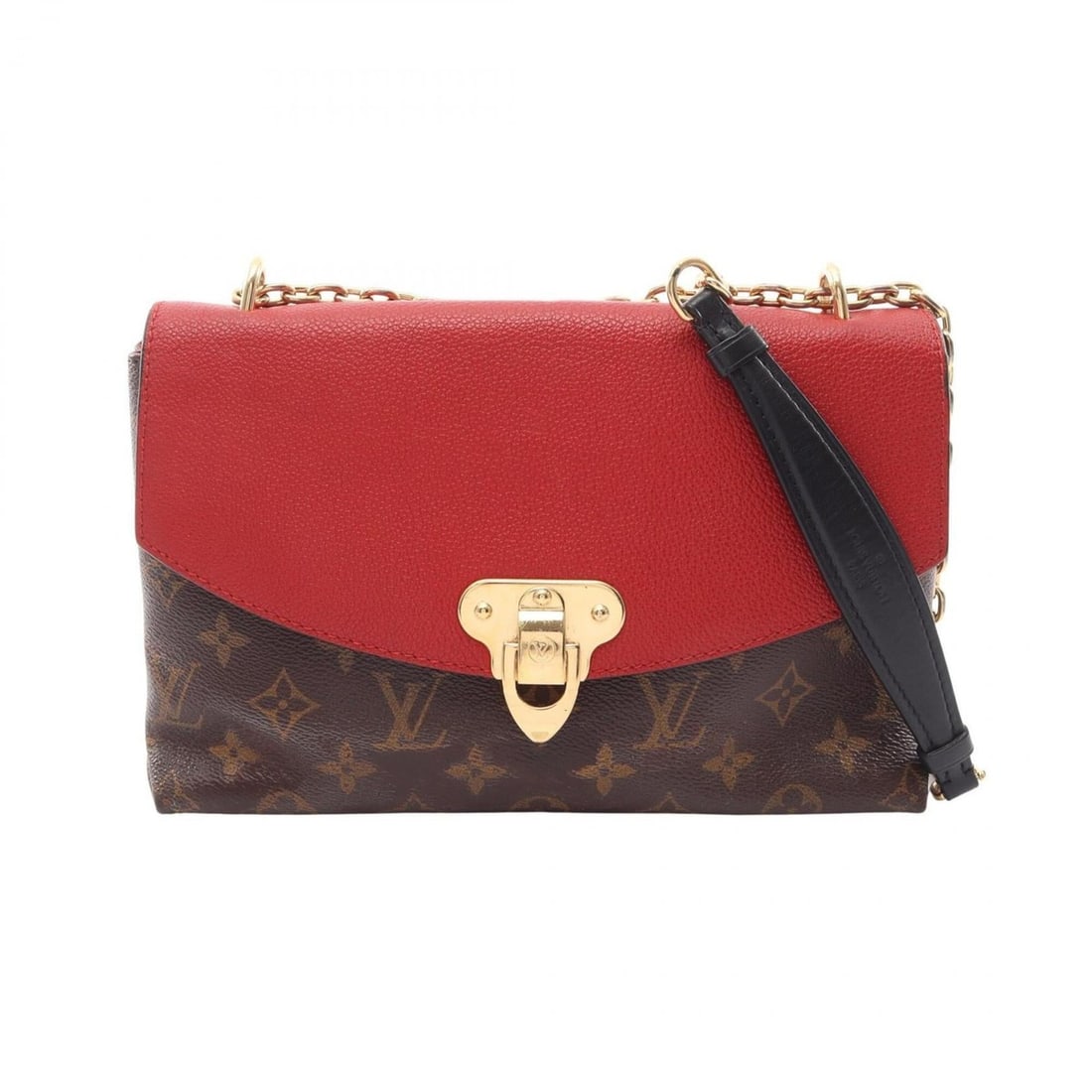 Louis Vuitton Saint Placido Monogram Cerise Shoulder Bag/Handbag, Coated Canvas and Leather,