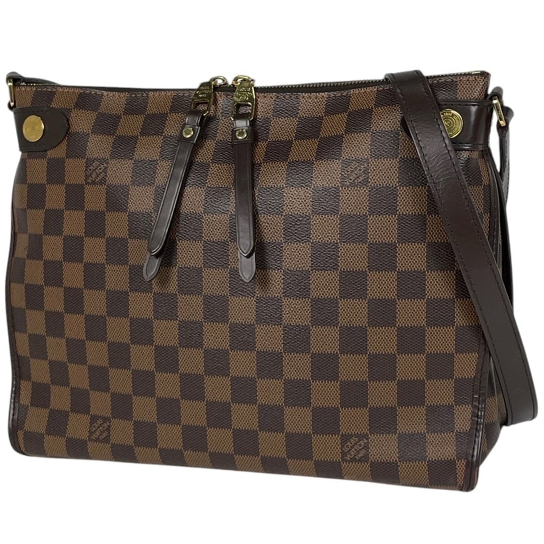 Louis Vuitton Duomo Crossbody Shoulder Bag, Damier Pattern, Brown, N41425, Women's