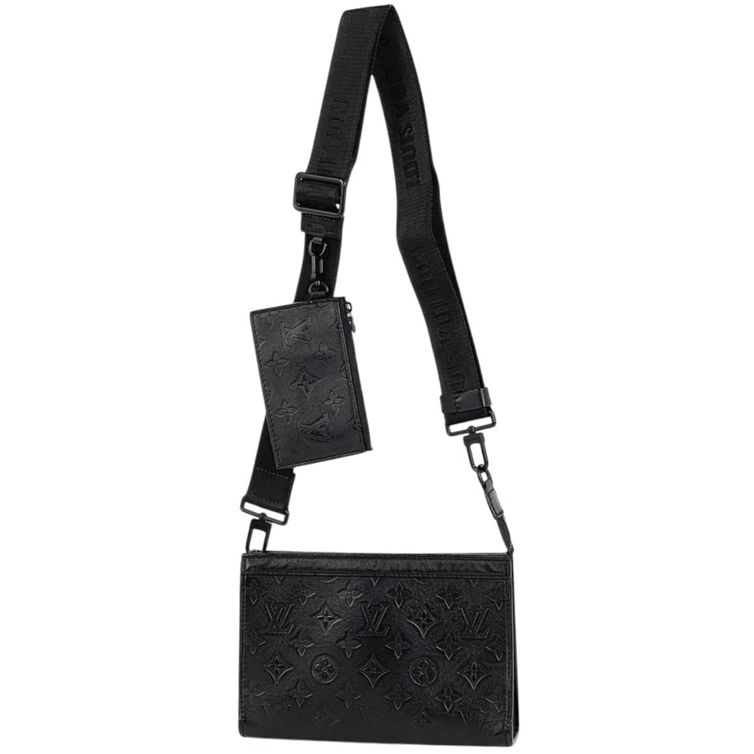 Louis Vuitton Gaston Wearable Wallet Monogram Shadow Second Bag Shoulder Noir (Black) M81115 Men's: --- Catalog ---Category: SizeSize (HxWxD): 14.5cm x 22cm x 5cm / 5.7'' x 8.66'' x 1.96''Category: DesignType: Shoulder bagColor: Black, NoirGender: MenMaterial: Monogram Shadow Category: GeneralLine: 