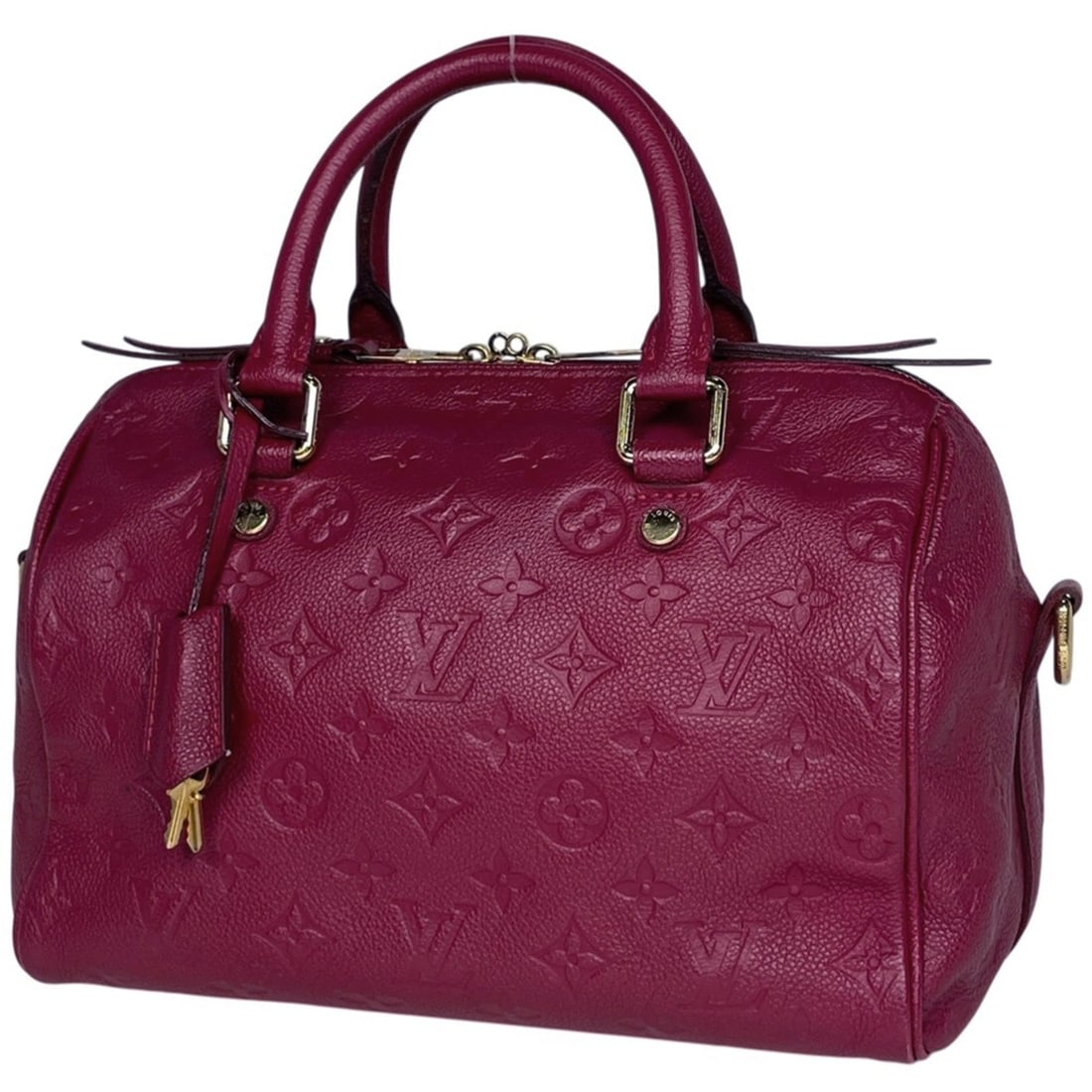 Louis Vuitton Speedy Bandoulière 25 Handbag, Monogram Empreinte, Jaipur, M40827, Women's: --- Catalog ---Category: SizeSize (HxWxD): 18cm x 26cm x 16cm / 7.08'' x 10.23'' x 6.29''Category: DesignType: HandbagColor: JaipurGender: WomenMaterial: Monogram Empreinte Category: GeneralBrand: Lou