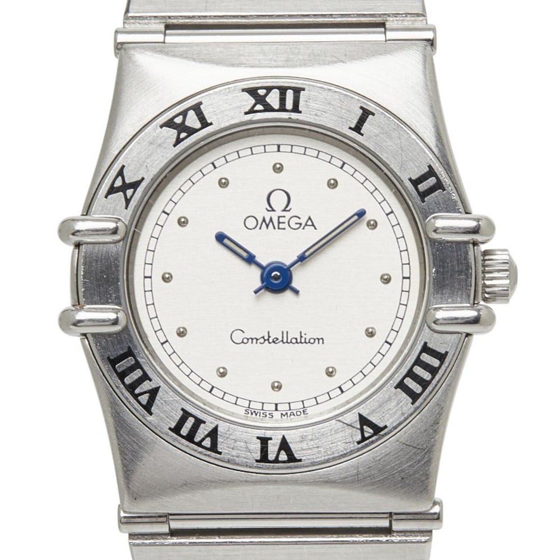 Omega Constellation Watch 1570.30 Quartz Silver Dial Stainless Steel Women's OMEGA: --- Catalog ---Category: SizeWrist Size: 14cm / 5.51''Case Diameter: 22.5mm / 0.89''Category: DesignType: WristwatchGender: WomenColor (Dial): SilverMaterial (Band): Stainless steelMaterial (Case): St