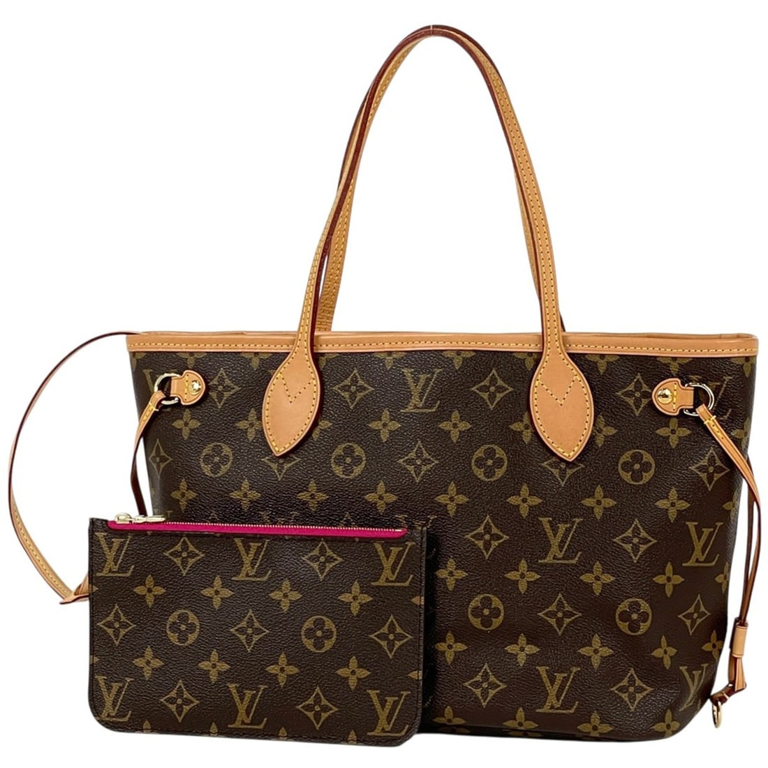 Louis Vuitton Neverfull PM Handbag Tote Bag Monogram Brown Pivoine (Pink) M41245 Women's: --- Catalog ---Category: SizeSize (HxWxD): 22cm x 28cm x 13cm / 8.66'' x 11.02'' x 5.11''Category: DesignType: Handbag, Tote bagColor: Brown, PivoineGender: WomenMaterial: Monogram Category: GeneralBr