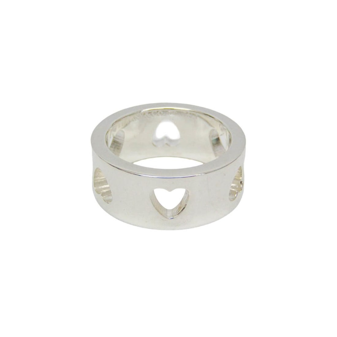 Tiffany Stencil Heart Silver 925 Fashion Ring Silver