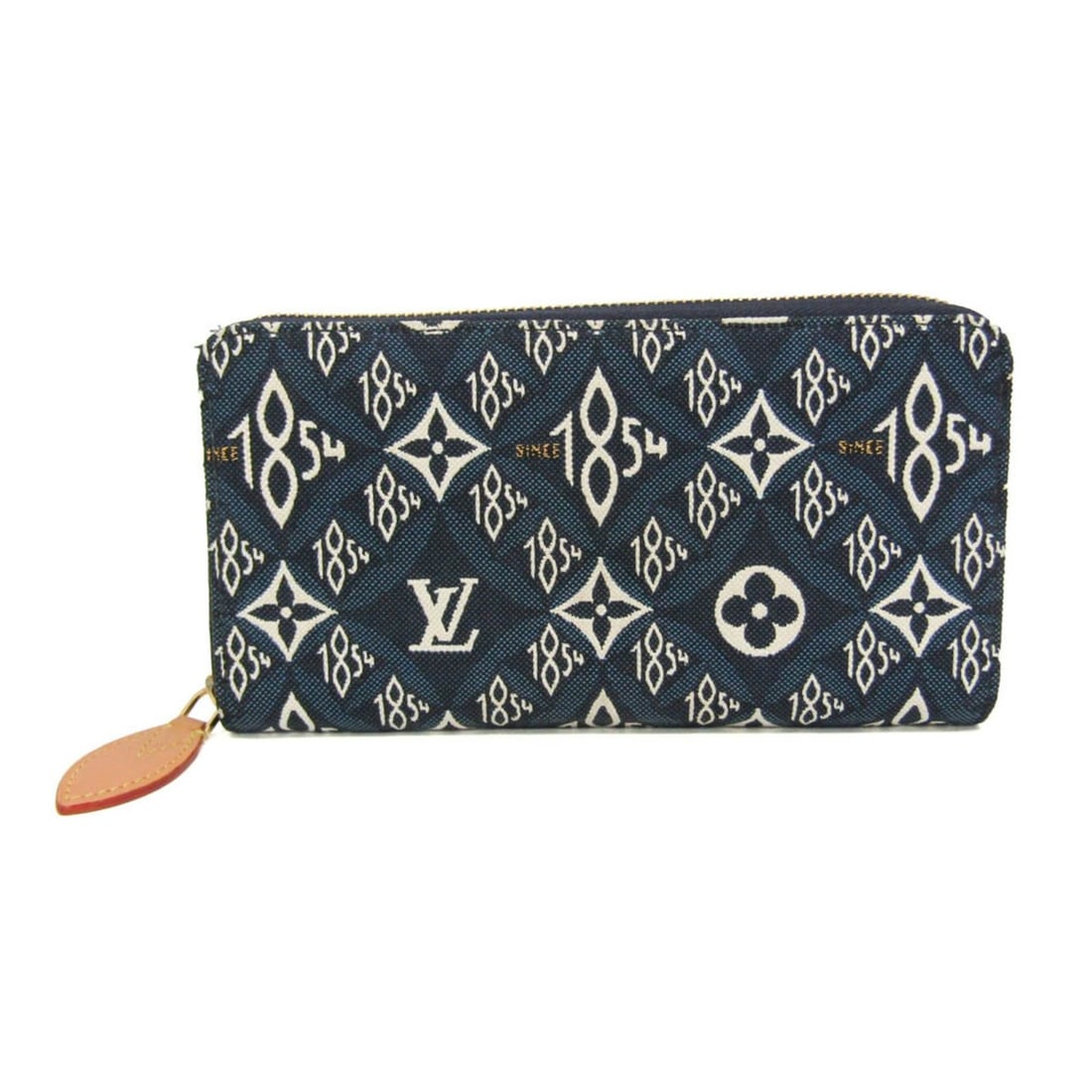 Louis Vuitton SINCE 1854 Zippy Wallet M80212 Women,Men Jacquard Long Wallet (bi-fold) Navy