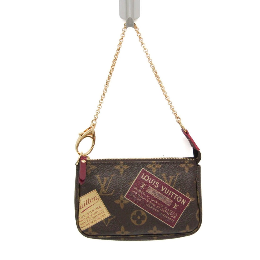 Louis Vuitton Monogram Mini Pochette Accessoires Label Collection M63798 Women,Men Handbag,Pouch