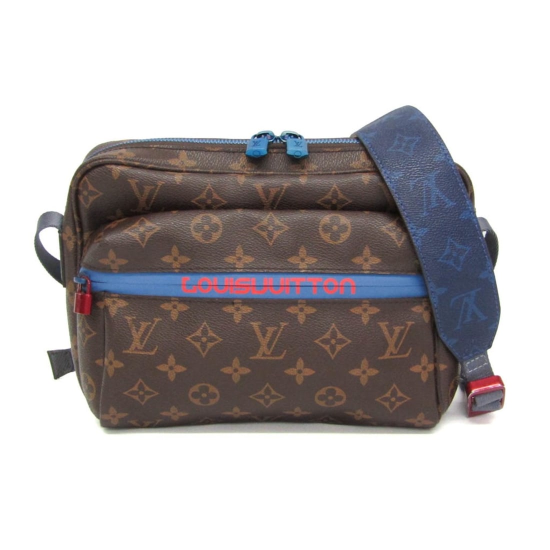 Louis Vuitton Monogram Kim Jones Pacific Bum Bag M43828 Men,Women Shoulder Bag Blue,Brown