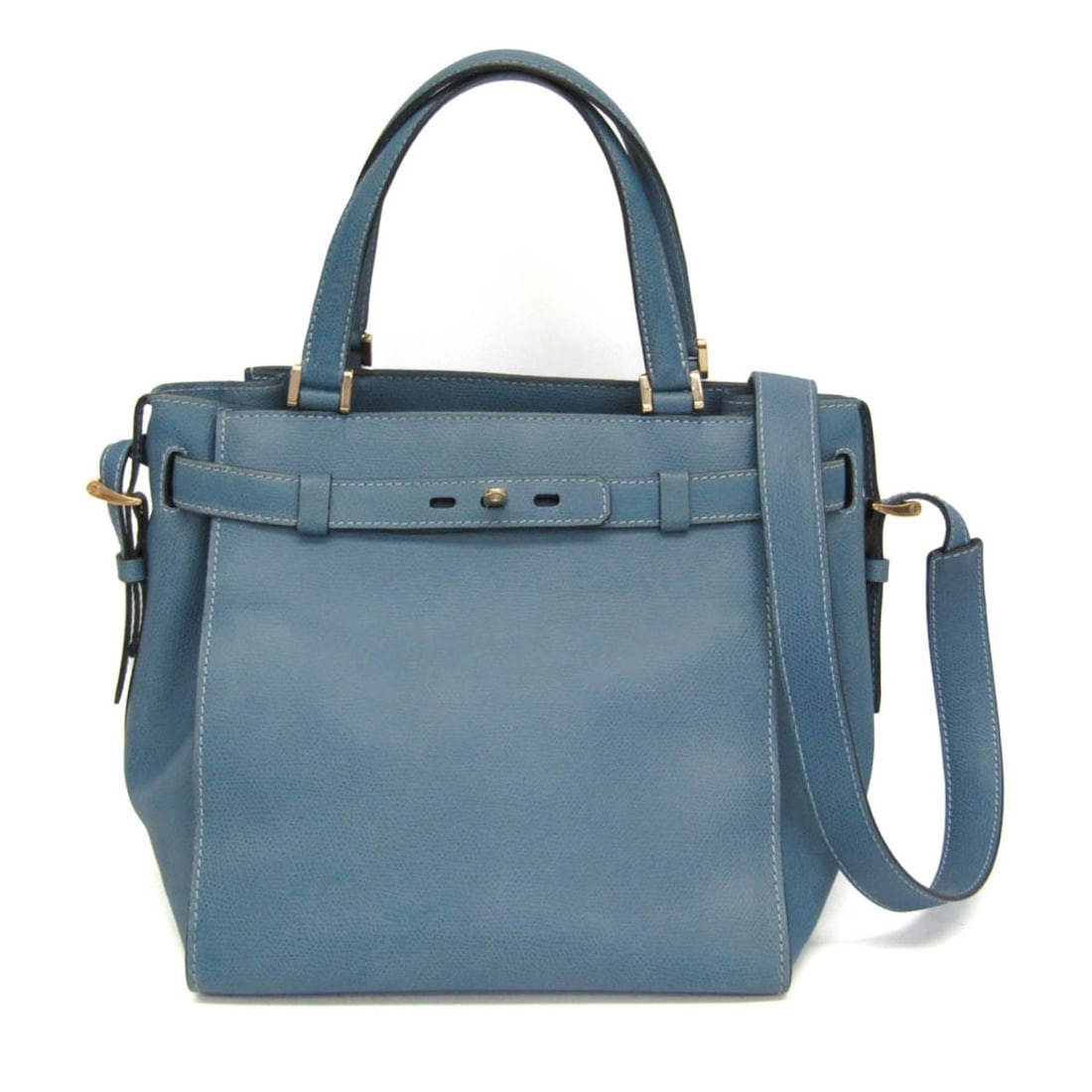 Valextra B Cube V5C67 Women's Leather Handbag,Shoulder Bag Blue: --- Catalog ---Category: SizeSize (HxWxD): 24cm x 22cm x 20cm / 9.44'' x 8.66'' x 7.87''Strap Length: 113cm - 123cm / 44.48'' - 48.42''Handle Length: 33cm / 12.99''Category: DesignType: Handbag, Shoul
