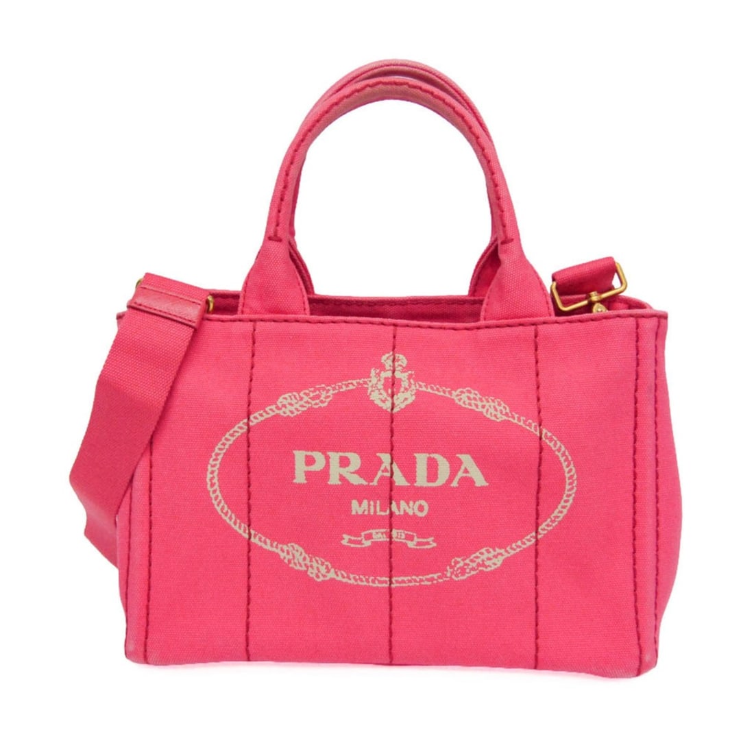 Prada Canapa Women's Canapa Shoulder Bag,Tote Bag Pink