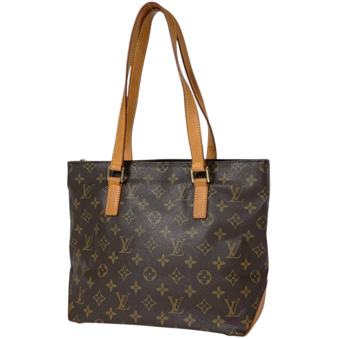 Louis Vuitton Cabas Piano Tote Bag Shoulder Monogram Brown M51148 Women's: --- Catalog ---Category: SizeSize (HxWxD): 25cm x 27cm x 12cm / 9.84'' x 10.62'' x 4.72''Category: DesignType: Shoulder bag, Tote bagColor: BrownGender: WomenMaterial: Monogram Category: GeneralBrand:
