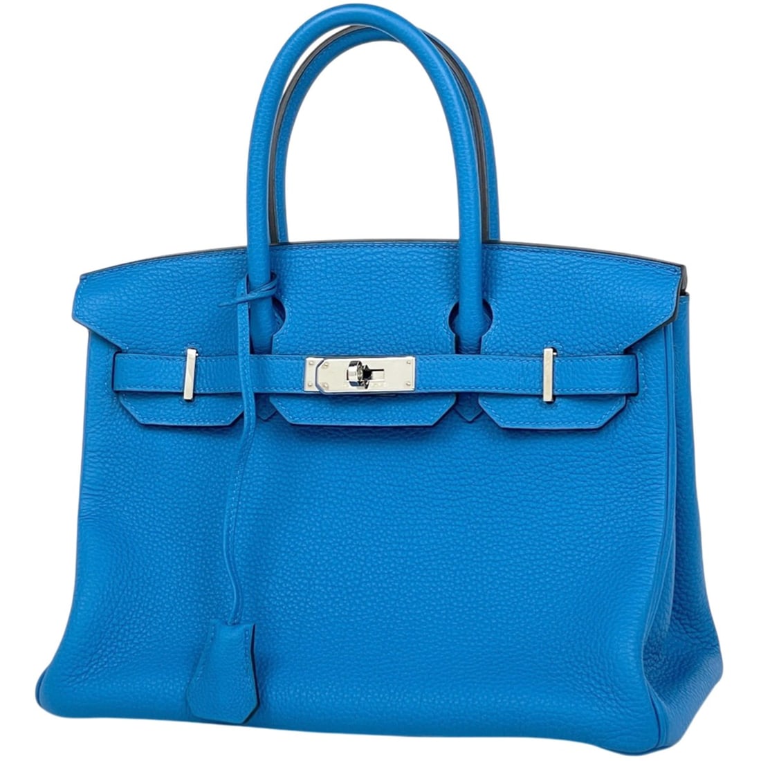 Hermes Birkin 30 Handbag, Togo Leather, Blue Zanzibar, A, Women's