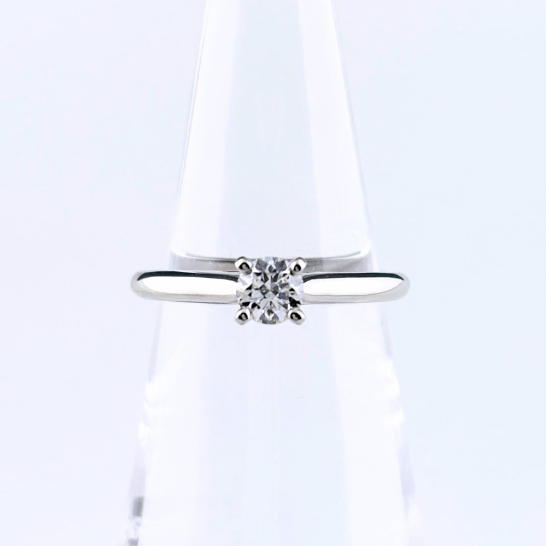 Cartier Solitaire 1895 Ring, Platinum Diamond Pt950, Women's Ring