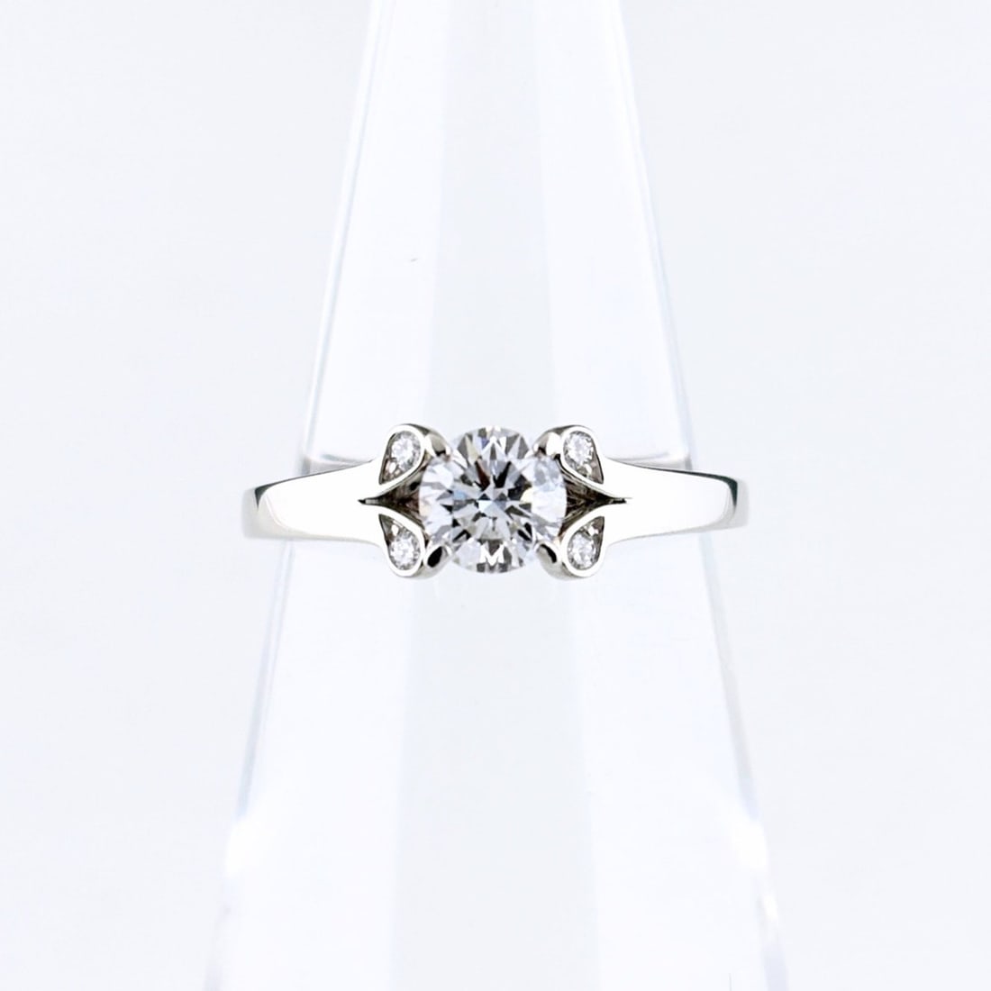 Cartier Ballerina Ring, Platinum Ring with Diamonds, Pt950, Women's