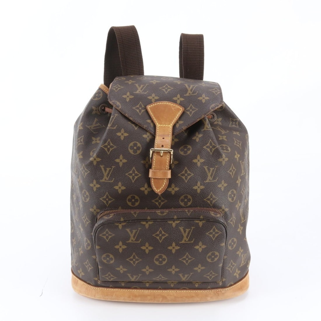 Louis Vuitton Monogram Montsouris GM M51135 Leather Backpack (Women's)