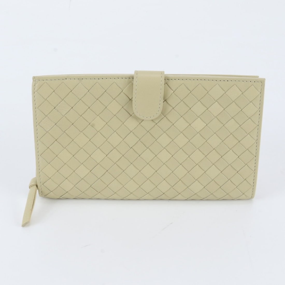 Bottega Veneta Intrecciato Woven Leather Bi-fold Wallet, Compact Wallet for Women