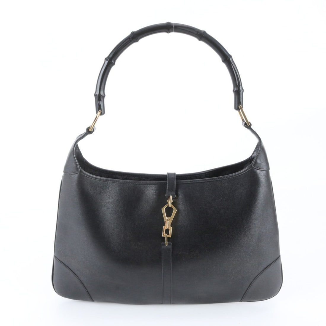 Gucci Bamboo Kandinsky 001 4061 Leather Shoulder Bag Tote Handbag for Women