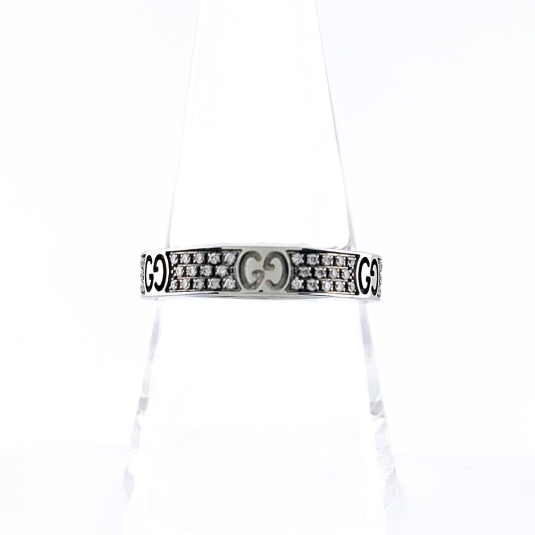 Gucci Icon Stardust Ring with Melee Diamonds (750 Diamond) - Women's
