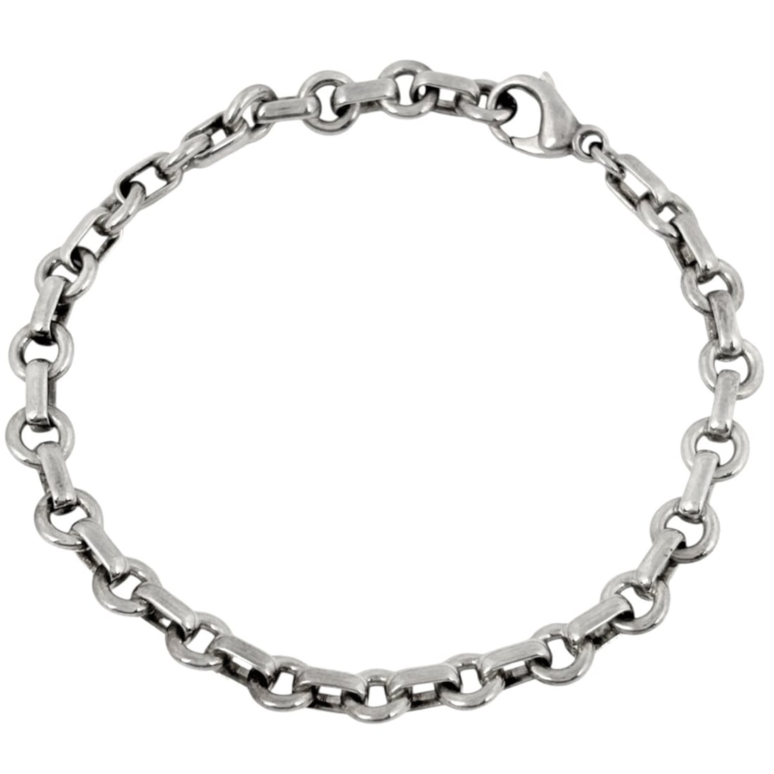 Tiffany & Co. Bracelet Chain, Sterling Silver 925, Silver, Women's: --- Catalog ---Category: SizeLength: 17.5cm / 6.88''Category: DesignType: Charm braceletColor: SilverGender: WomenMaterial: Silver 925Category: GeneralBrand: Tiffany--- Item List ---Section: Condition