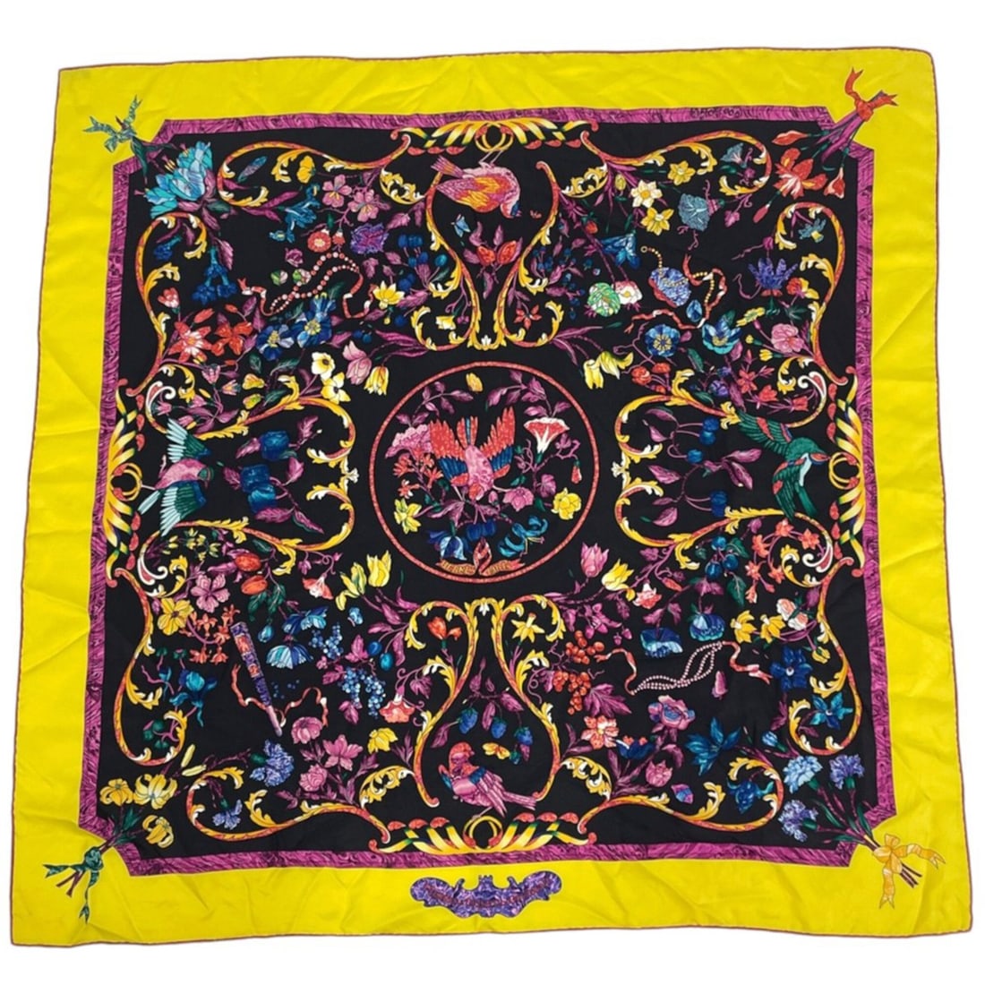 Hermes Carre 90 Pierres d' Orient et Occident Scarf/Muffler, Oriental Stones and Western Stonework,