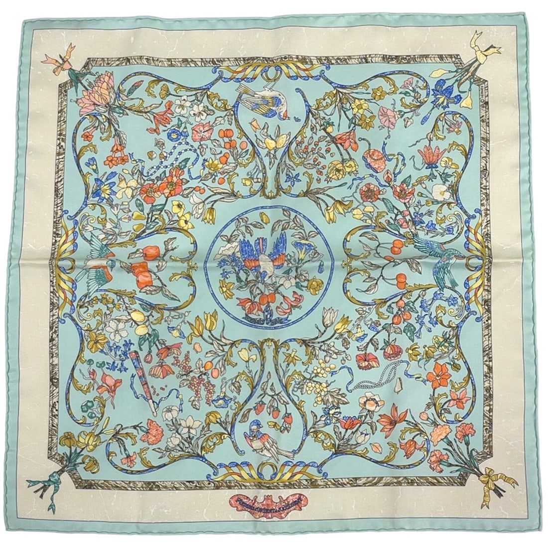 Hermes Petit Carré PiERRES d' ORiENT et OCCiDENT Scarf Muffler - Oriental Stones and Western