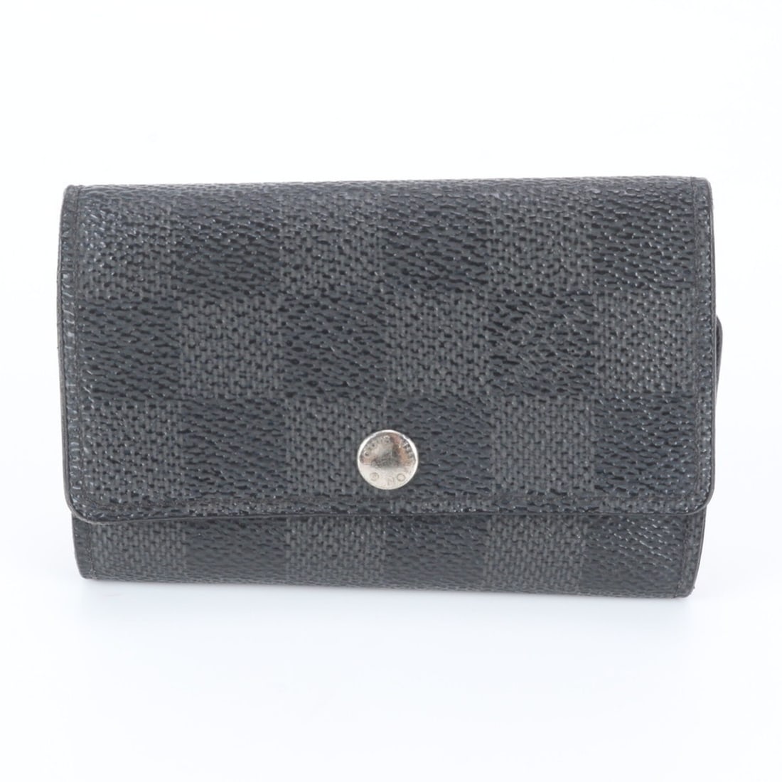 Louis Vuitton Damier Graphite Multicles 6 N62662 Leather Key Case with Rings for Men: --- Catalog ---Category: DesignType: KeycaseColor: BlackGender: MenMaterial: Leather , Coated canvas Category: GeneralMPN: N62662Brand: Louis VuittonCountry of Origin: FranceCategory: Physical Propert