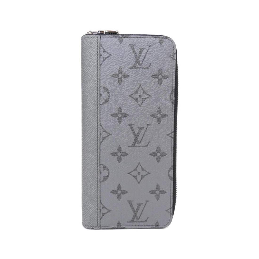 Louis Vuitton Taiga Rama Zippy Wallet Vertical M30841: --- Catalog ---Category: SizeSize (HxWxD): 20cm x 10cm x 2cm / 7.87'' x 3.93'' x 0.78''Category: DesignType: Long wallet (bi-fold)Color: GunmetalGender: MenMaterial: Coated canvas , Leather