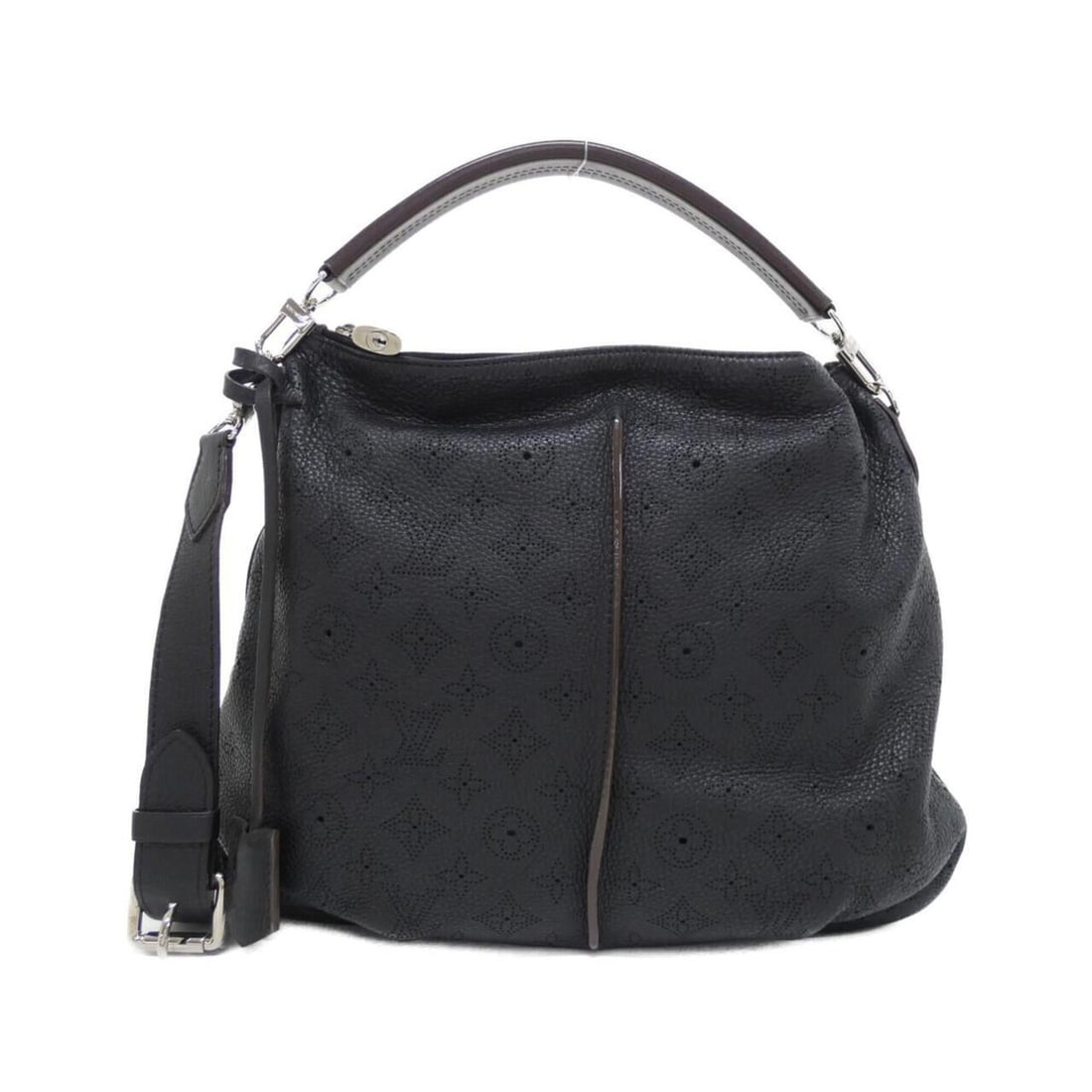 Louis Vuitton Mahina Selene PM M94314 Shoulder Bag: --- Catalog ---Category: SizeSize (HxWxD): 28cm x 34cm x 5cm / 11.02'' x 13.38'' x 1.96''Category: DesignType: Pouch, Shoulder bagColor: BlackGender: Men,WomenMaterial: Leather Hardware Color: