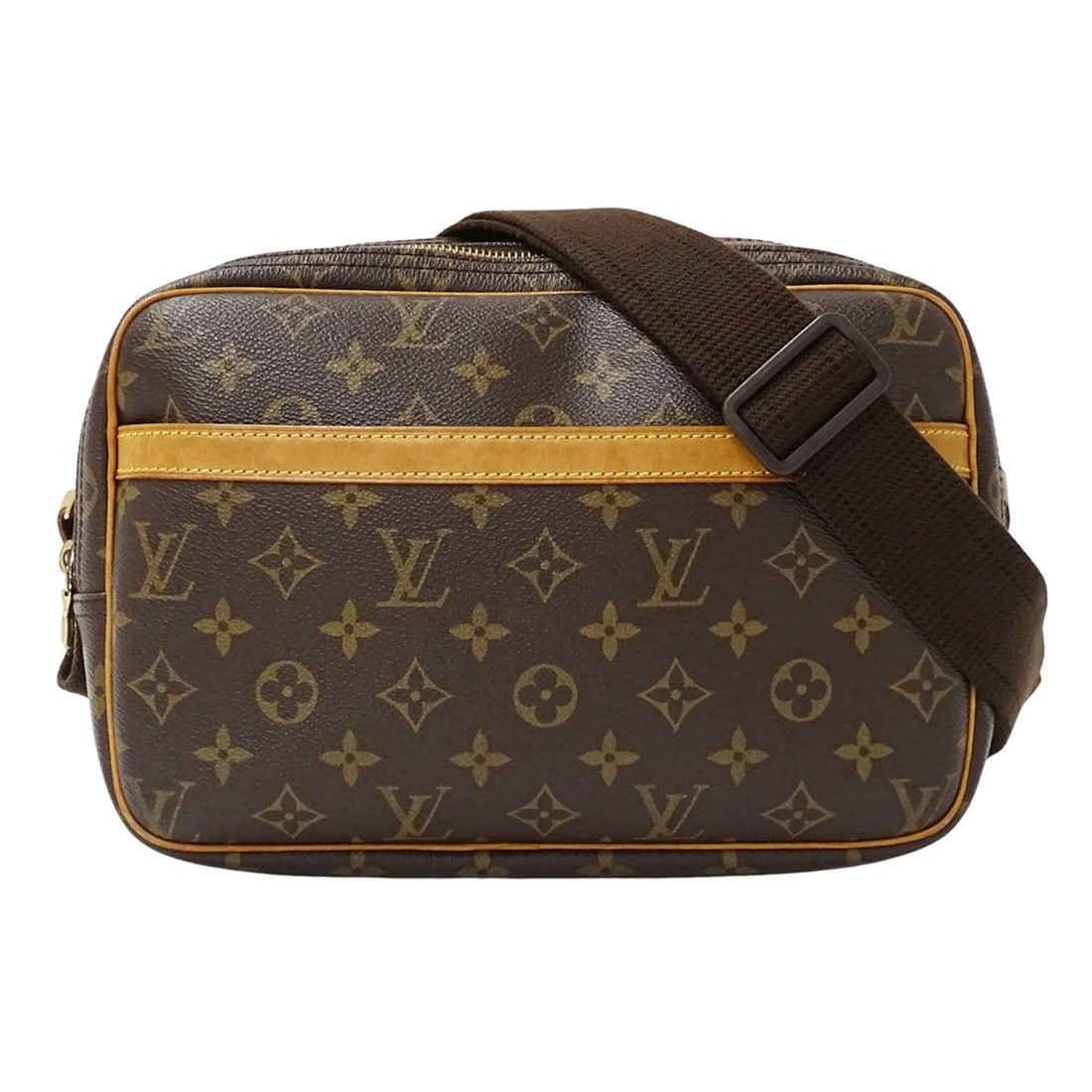Louis Vuitton LOUIS VUITTON handbag, Monogram, women's brand shoulder bag, Reporter PM M45254,: --- Catalog ---Category: SizeSize (HxWxD): 19cm x 28cm x 13cm / 7.48'' x 11.02'' x 5.11''Strap Length: 130cm / 51.18''Category: DesignType: Handbag, Shoulder bagColor: MonogramGender: WomenMaterial: M
