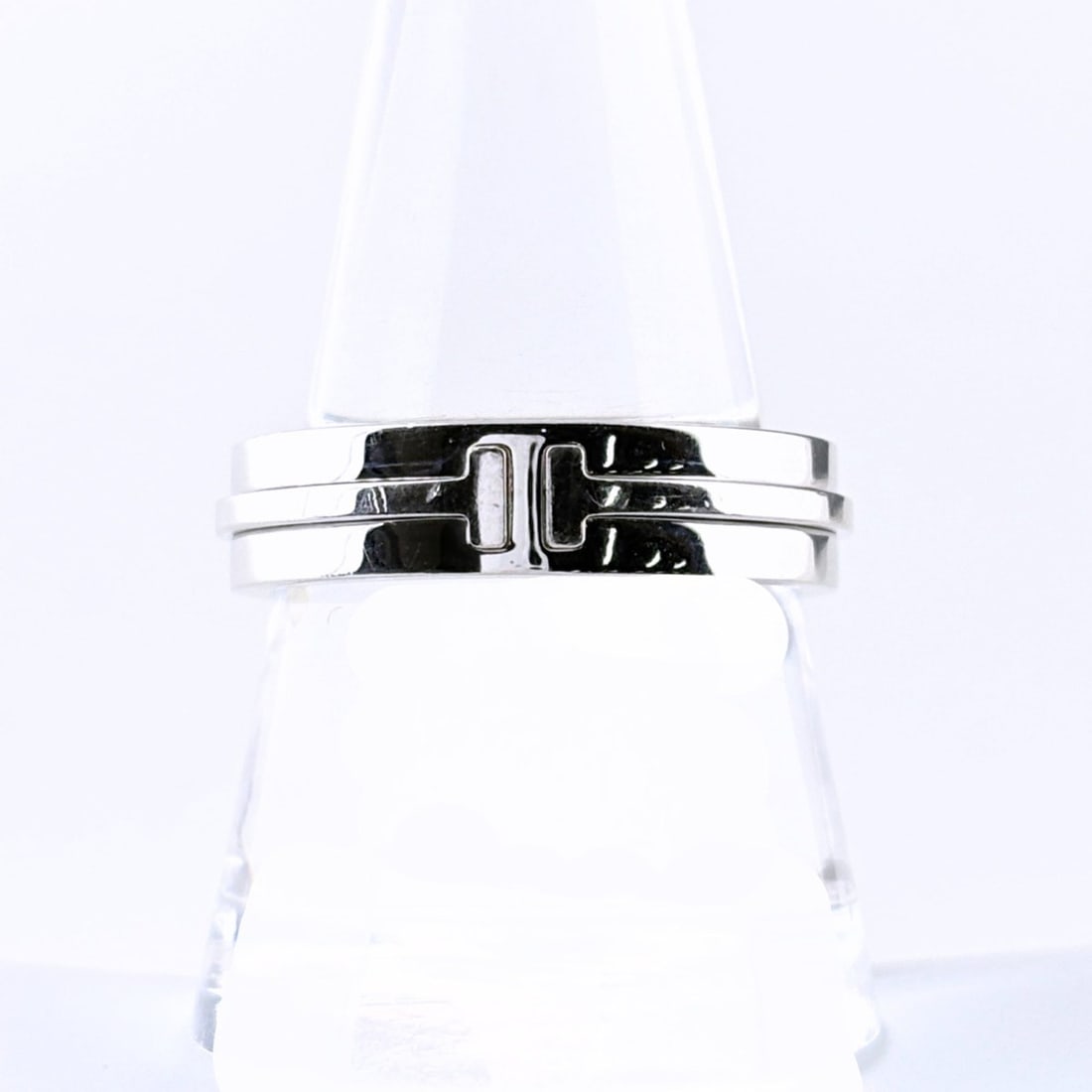 Tiffany & Co. T TWO Narrow Ring, 750 Gold, Men's: --- Catalog ---Category: SizeJP Size: 19.5US Size: 9.5Category: DesignType: Band ringGender: MenCategory: GeneralBrand: Tiffany--- Item List ---Section: ConditionRanking: Rank AB Used - Traces of usag