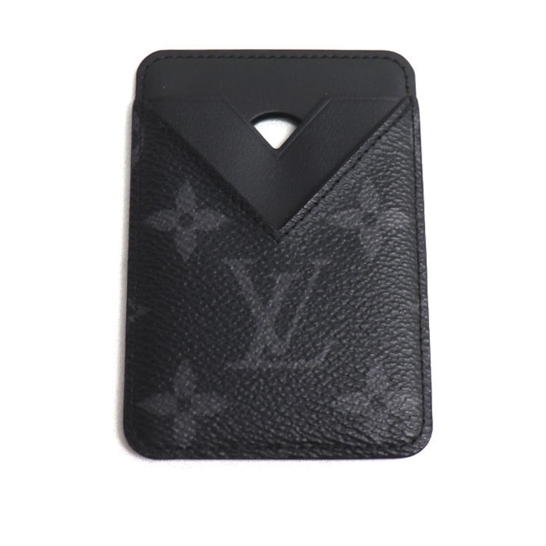 LOUIS VUITTON Louis Vuitton Portecarte Magnetic Business Card Holder/Card Case Eclipse Black M12602: --- Catalog ---Category: DesignType: Card caseColor: BlackGender: MenMaterial: Monogram Eclipse Category: GeneralMPN: M12602Brand: Louis VuittonCountry of Origin: FranceCategory: Physical PropertiesSi