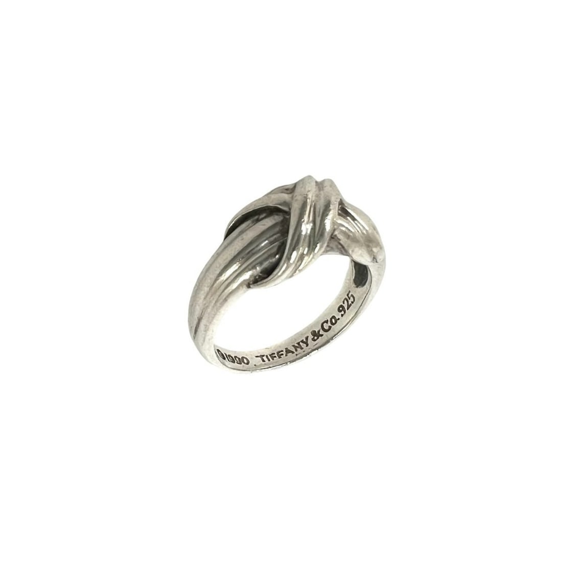 TIFFANY&Co. Tiffany Vintage Signature Cross Ring, Sterling Silver 925, Accessory, 078-5: --- Catalog ---Category: SizeJP Size: 9US Size: 5Category: DesignType: Band ringColor: SilverGender: WomenMaterial: Silver 925Category: GeneralBrand: Tiffany--- Item List ---Section: ConditionRanking: